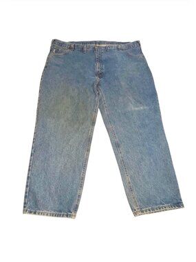 Men's Carhartt Size 46 47 X 28 Heavy Duty Work Denim Jeans